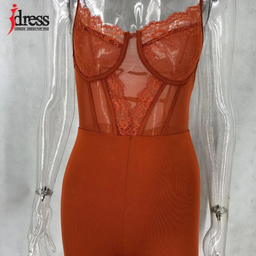 IDress Sexy Women See Through Floral Lace Sleepwear Babydoll Erotic Cosplay Costume Porno Body Mujer Mesh Sheer Lace Playsuit (11)