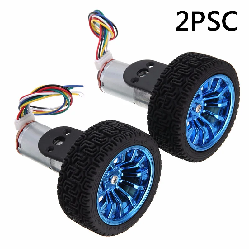 

DC 6V 210RPM Encoder Motor DC Gear Motor&Mounting Bracket Motor Wheel Couplings