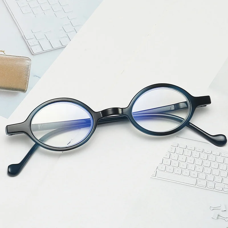 Retro Small Round Men Reading Glasses Women Ultralight Anti Blue Light Eyewear Presbyopic Spectacles Magnifier Eyeglasses