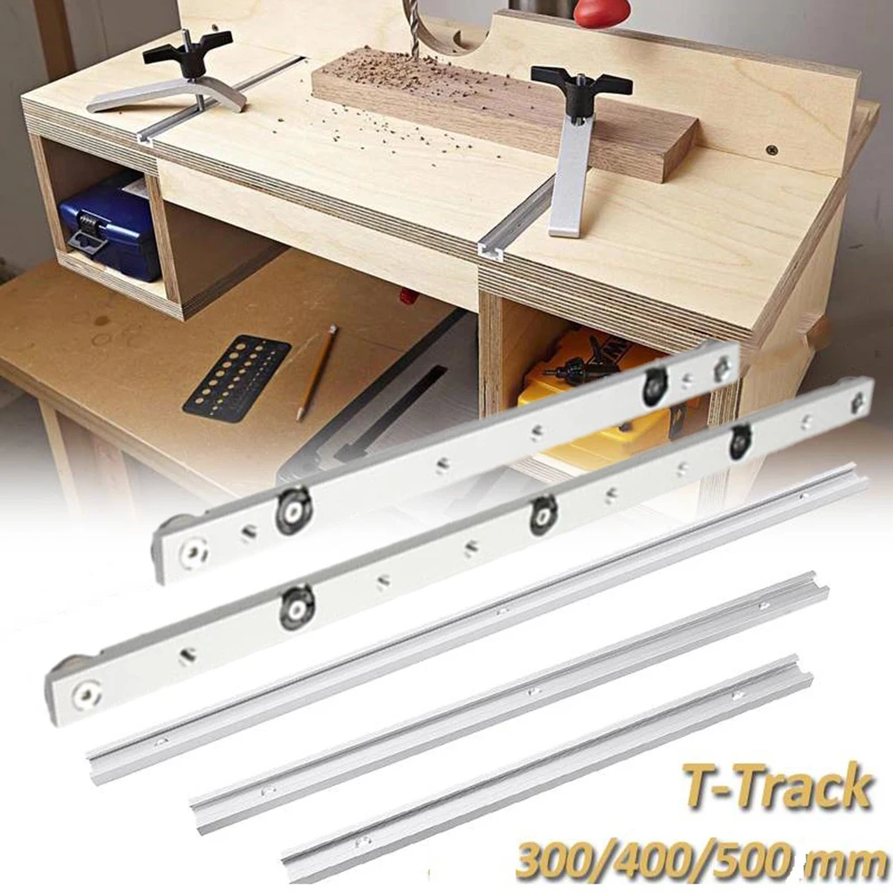 

Aluminium Alloy T-tracks Slot Miter Track /Miter Bar Slider Table Saw Miter Gauge Rod Woodworking Tools Workbench Jig Fixture