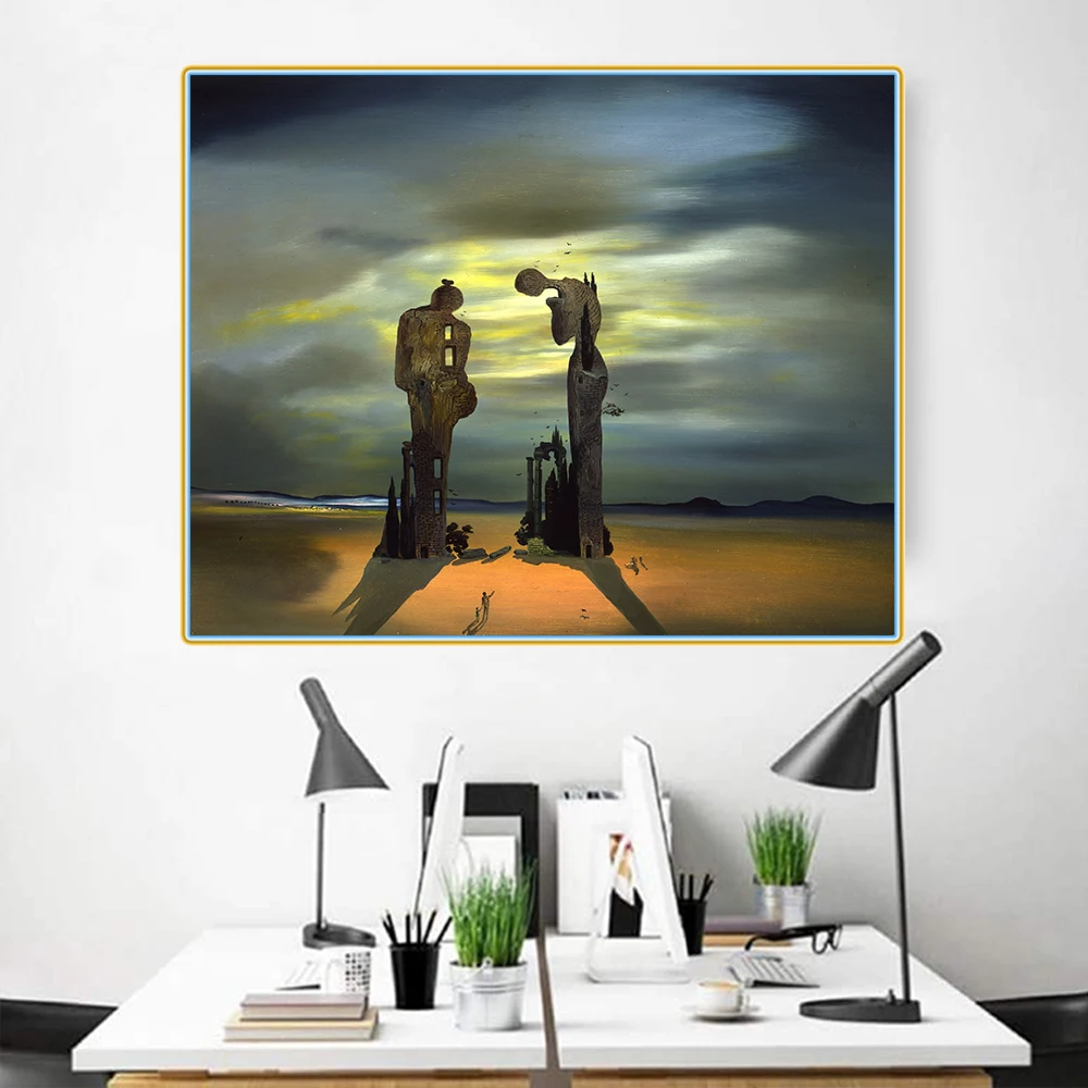 

Citon Salvador DalíArcheological Reminiscence Millet's AngelusCanvas Art Oil painting Artwork Picture Decor Home Decoration