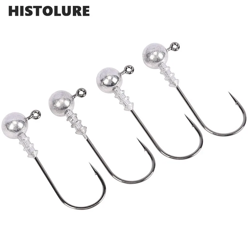 Новый продукт рукоятки Jig head крючок 3.5g 5g свинцовый для рыбалки блесна приманка