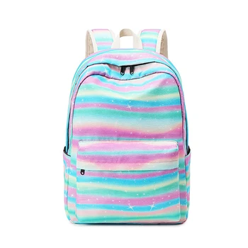 

3Pcs Stripe Printing School Bags Children Waterproof Zipper Backpack Lunch Bag Pencil Case Backpacks