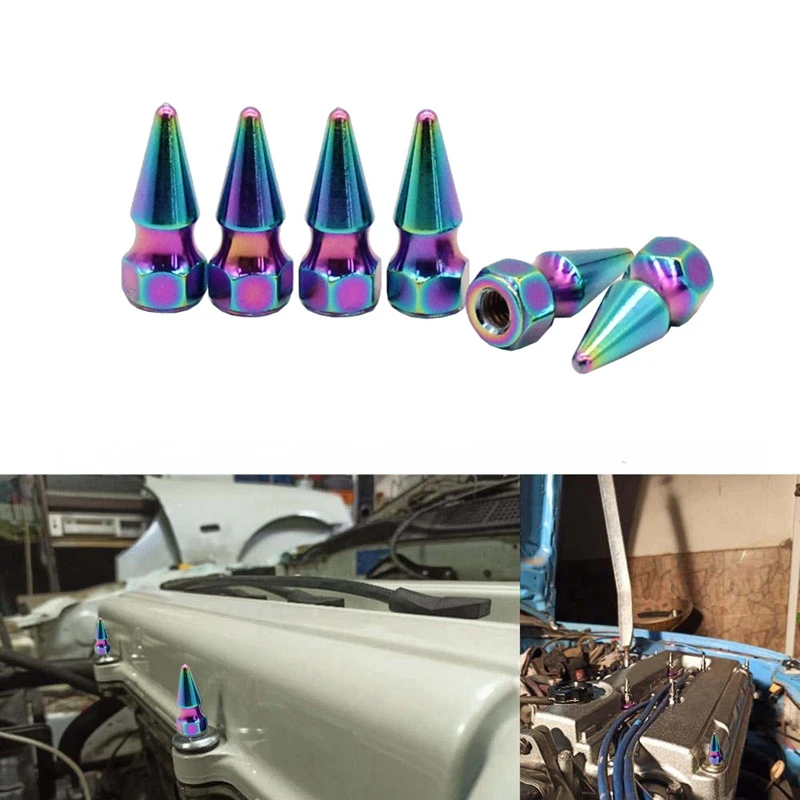 Spikes Tuner M6X1.0 Spikes Bolt Spiked Valve Cover Engine Bay Baby