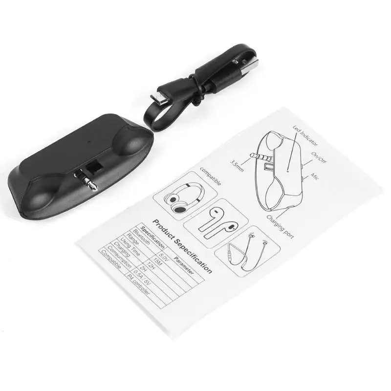 USB Bluetooth 5,0 адаптер Dongle музыкальный приемник с динамиком передатчик для PS4