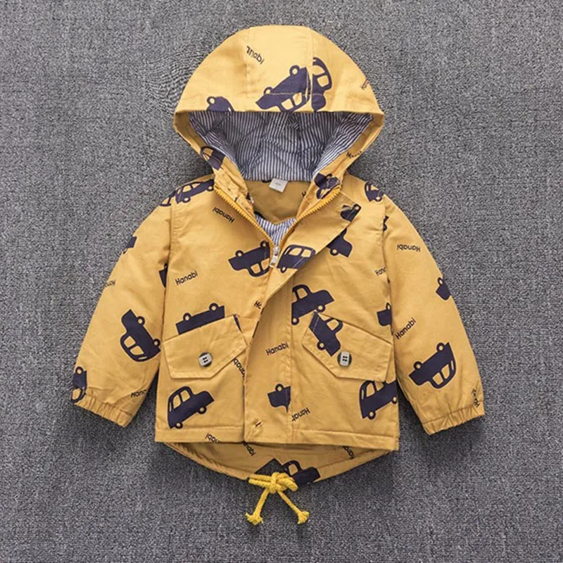 CROAL CHERIE Warm Winter Jacket Coat Baby Boys Parka Cute Car Kids Jacket Hood Winter Children Jacket Fall Toddler Outerwear (6)