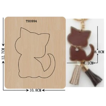 

Lovely cat knife Mold Wooden Cutting Dies For Scrapbooking Making Decor Supplies Dies Template with pad