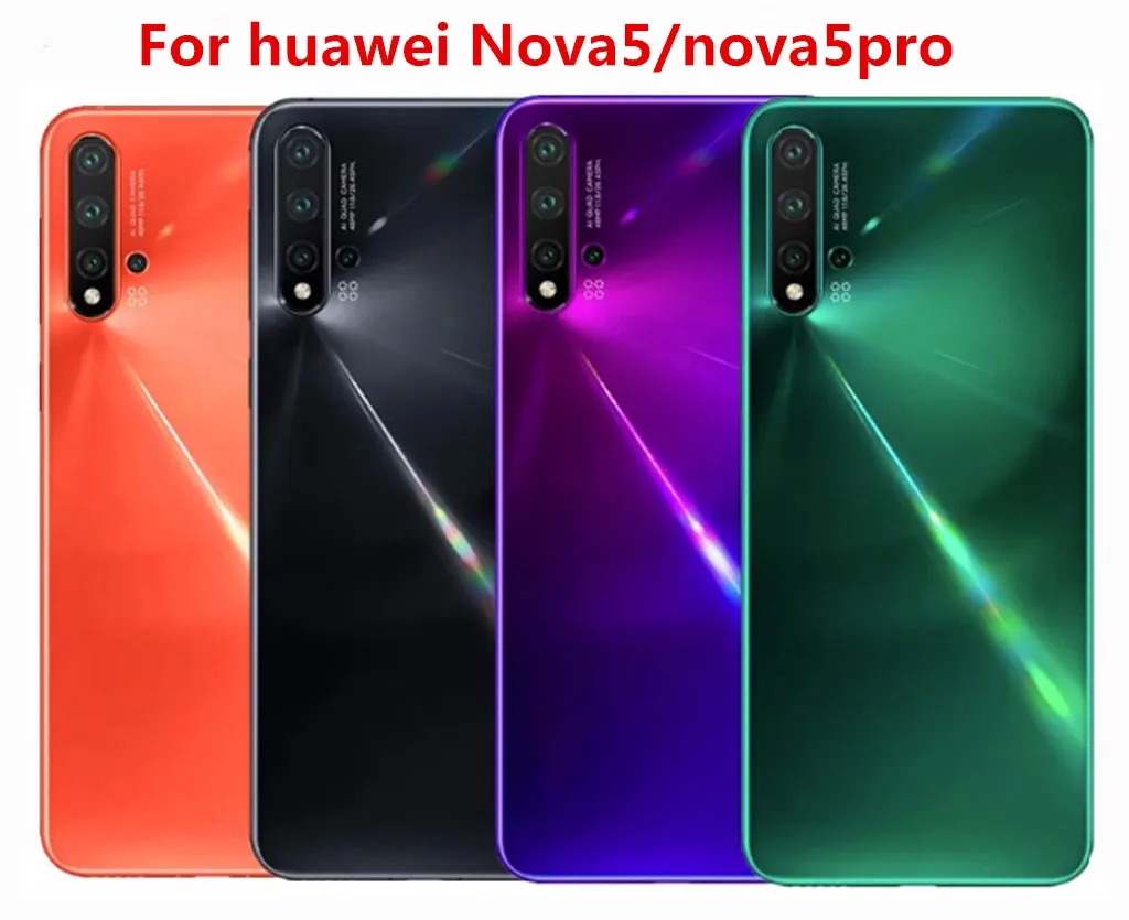 Стеклянная задняя крышка батарейного отсека для huawei nova 5pro корпуса Huawei Nova 5 Pro