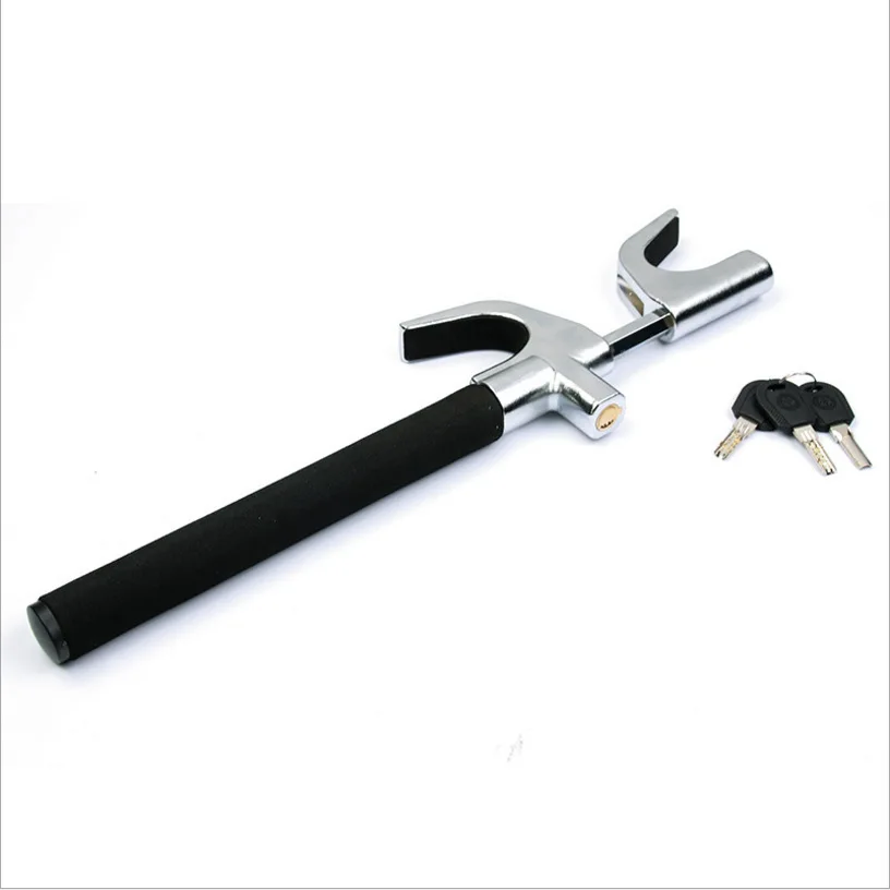 General-Defensive Car Safety Lock Adjustable Extendable Car U-Shaped Steering Wheel Lock Vehicle Anti-theft Lock