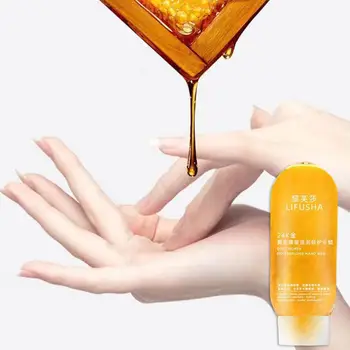 24K Gold Honey Peel Off Hand Wax Whitening Moisturizing Fine Lines Hand Care Exfoliating Calluses