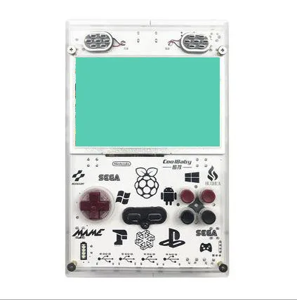 Портативная игровая консоль RS11 в стиле ретро 5 0 дюйма Raspberry Pi поддержка четырех
