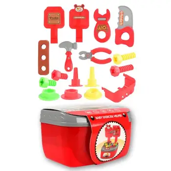

22pcs Children Simulation Repair Tool Box Portable House Play Puzzle Toy DIY Repair Hand Tools for Child toy Early Education