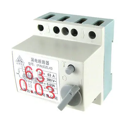 

AC 380V 63A 4P Switch Type ELCB Earth Leakage Circuit Breaker