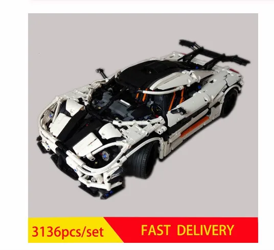 Technic Super car Changing Модель гоночного автомобиля подходит MOC-4789 Строительный набор