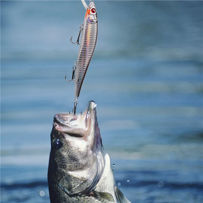 6Pcs Popper Minnow plugs Topwater Bass fishing lure Artificial bait Rattle Wobbler hard lure For Bass Pike Trout Fishing 13~22g
