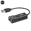 USB 2.0 Ethernet Adapter USB to RJ45 Network Card Mini Network Lan Adapter 10/100 Mbps for Win 7 8 10 XP Mac PC Laptop USB RJ45 ► Photo 1/5