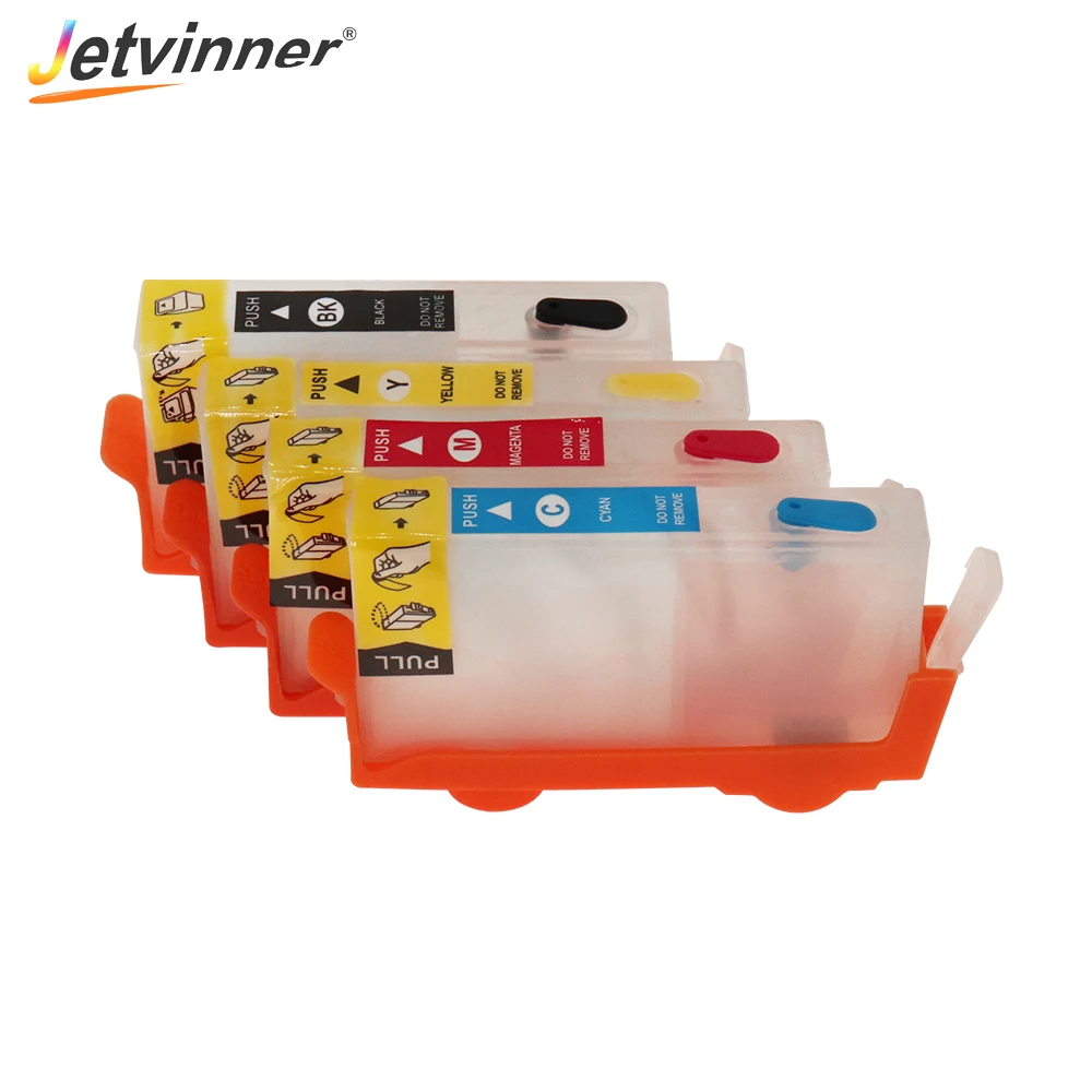 Многоразовый картридж Jetvinner для принтеров HP 903 с чипами ARC OfficeJet Pro 6950 6951 6954 6961 6962