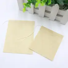 100 шт одноразовый пакетик для чая, экологически чистый бумажный пакетик для чая из древесной целлюлозы
