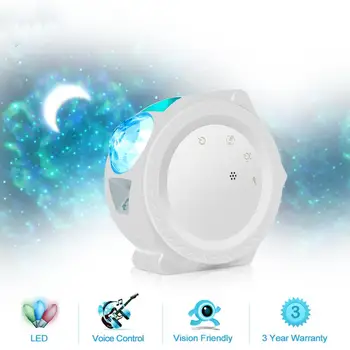 

Star sky night light projector Smart APP Control Ocean Waving Lights Magic Projector Light Dimmable LED Lamp for Kids