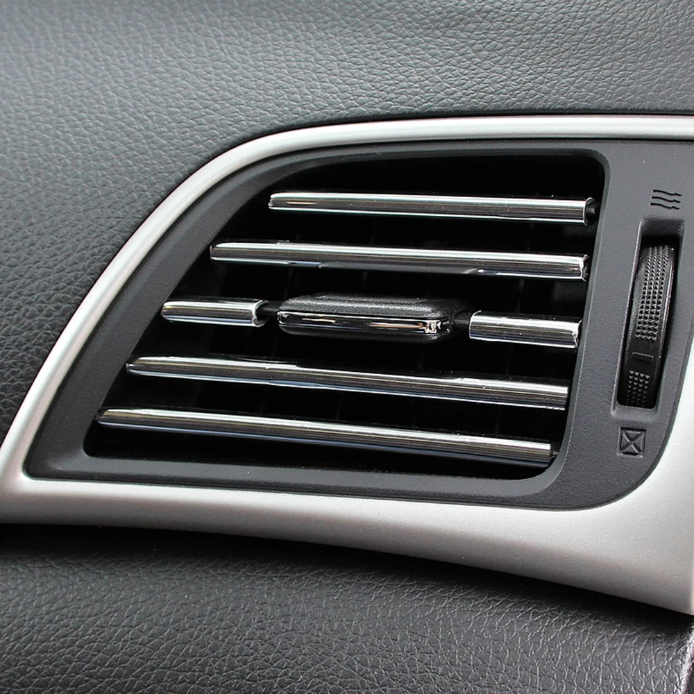 10Pcs U Shape Air Outlet Trim Strip 20CM X 7MM Interior Vent Grille Switch Rim Decoration DIY Car-styling | Автомобили и