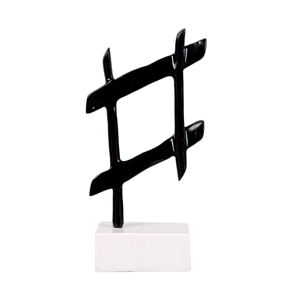 Мини музыкальная Нотная модель фигурки полимерные миниатюры статуэтки DIY ремесла настольные украшения для гостиной фортепиано домашний декор - Цвет: Black D