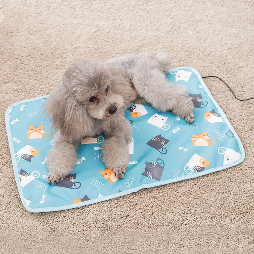 New Pet Heating Pad Dog Cat Waterproof Electric Mat Heater Warmer Bed Blanket for Senior Pets Arthritic | Дом и сад