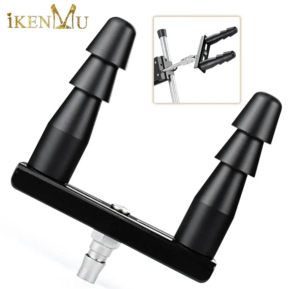iKenmu Metal Double Quick Connector Dildos Holder Sex Machine Attachment Vac-u-Lock Dildos Holder A