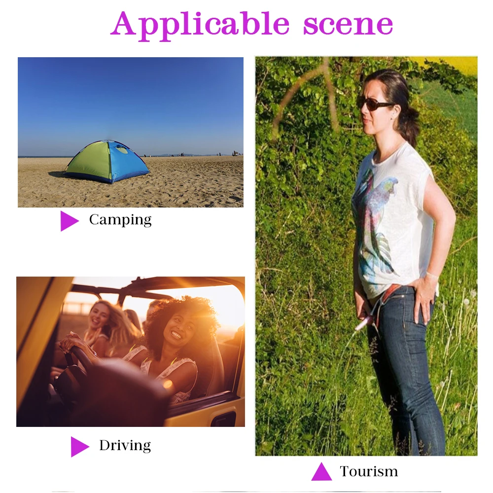 

10Pcs Portable Soft Women Urinal Bottle Stand Up Funnel Toilet Urination for Girls Lady Car Camping Recycle Hiking Urine Device