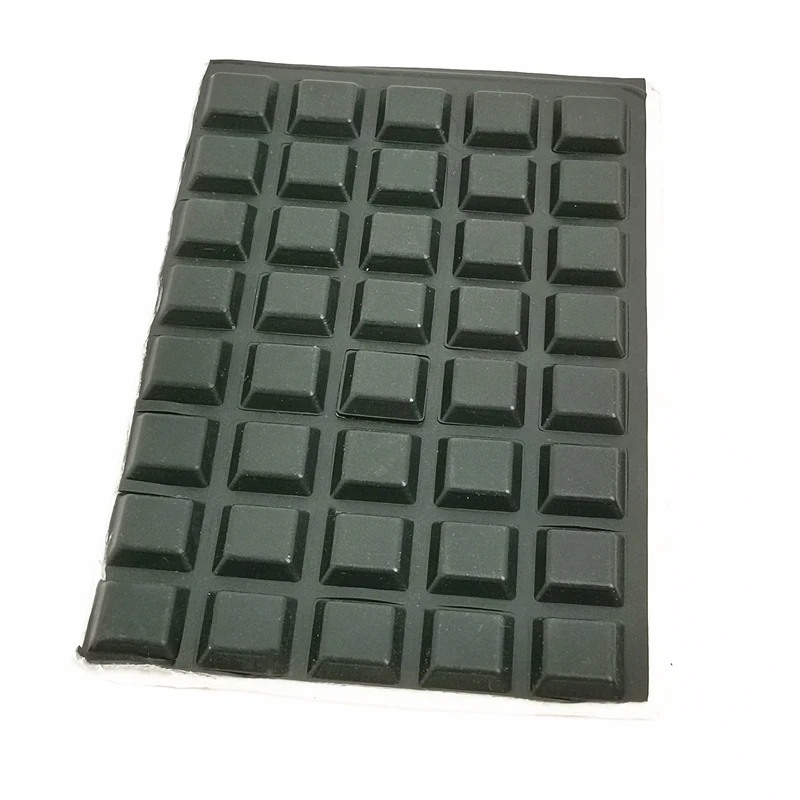 Black Self Adhesive Hemisphere Silicone Rubber Bumpers Soft Transparent Black Anti Slip Feet Pads Damper