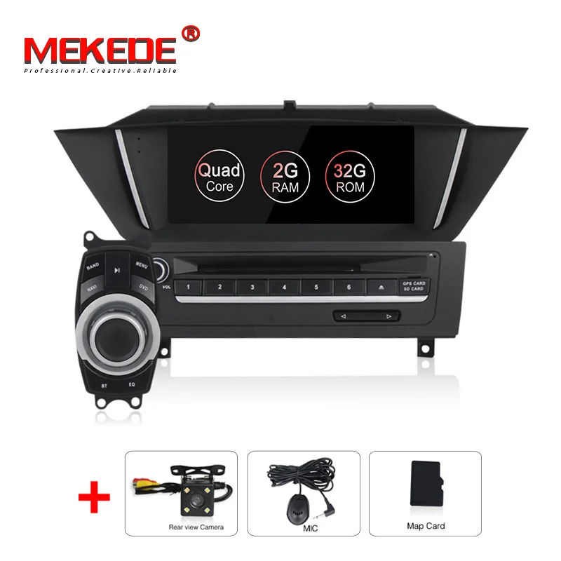 MEKEDE " Andriod 9 автомобильный DVD gps навигация стерео для BMW X1 E84 2009-2013 1080P USB SD радио стерео BT gps навигация - Цвет: 32G DVD CAMERA