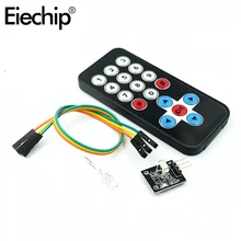 Eiechip 1set Für Arduino Infrarot IR Drahtlose Fernbedienung Modul Kits DIY Kit HX1838 Für Arduino Raspberry Pi Control bord