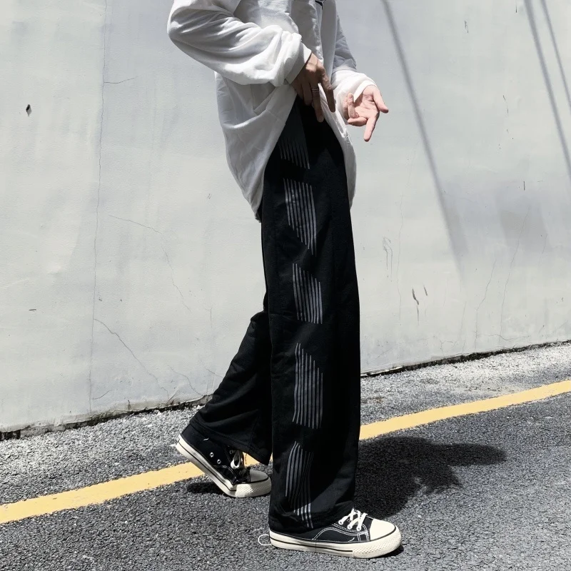 Model Photo Shoot Korean Ins Fall Color-Blocking Striped Print | Женская одежда
