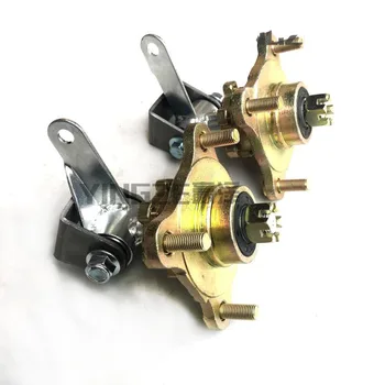 

GO KART KARTING ATV UTV Buggy Front Disc Brake Wheel Hub 110/10MM Flanges With Steering Spindles Knuckles