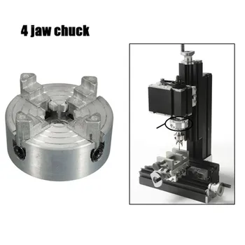 

4 Jaw Chuck Z011A for Metal Mini Lathe M12x1mm Threaded Back 1.8~56mm/12~65mm Collet Lathe Accessory
