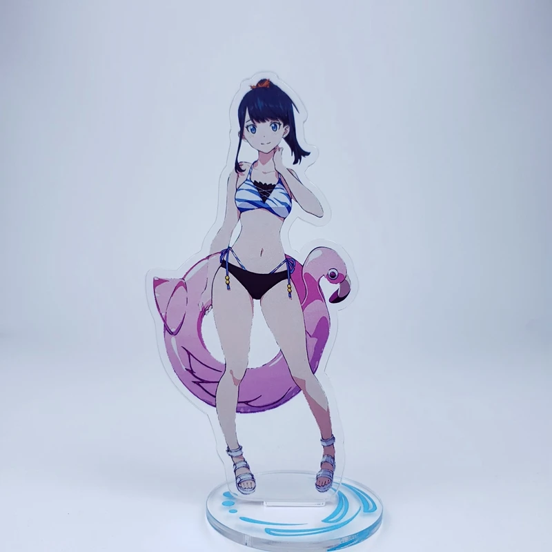 Stand Figure Japanese Anime SSSS.GRIDMAN Shinjo Akane Takarada Rikka Cosplay Acrylic Desktop Model Display Charm Decor Toy Gifts elvira costume Cosplay Costumes