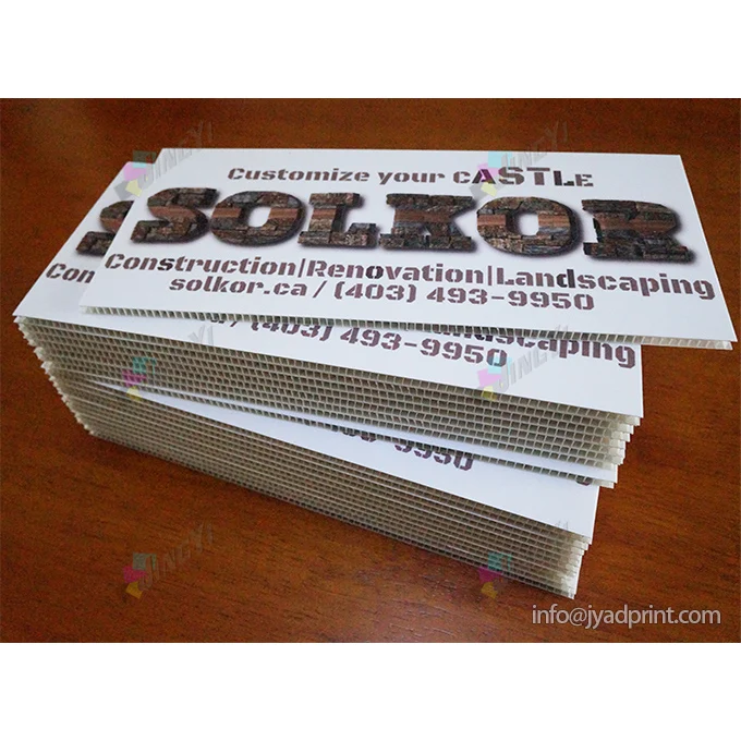 

Custom Print Coroplast Signs, Two Sides Printed, 12X6inches, 20pcs