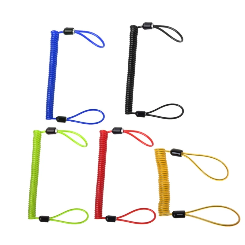 

1PC 150cm Alarm Disc Lock Security Spring Reminder Cable Motorcycle Motorbike Bike Scooter