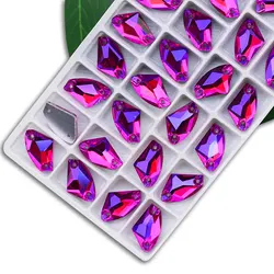 Exquisite Rhinestone Crystal Stones for DIY Fashion Creations (Rose red AB)