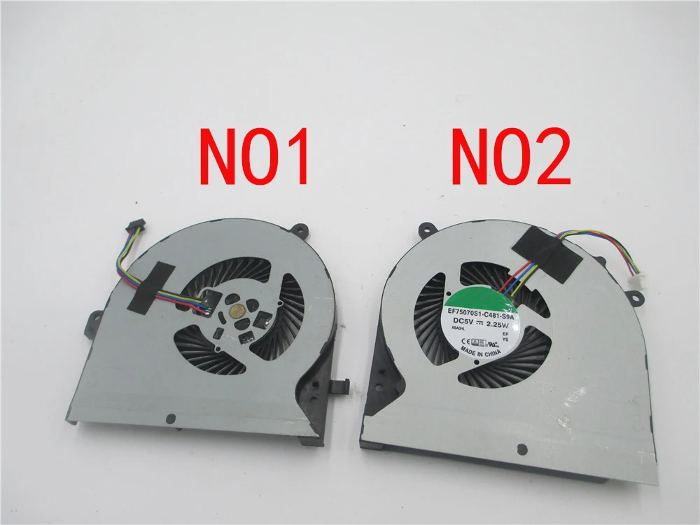 

New CPU GPU COOLING Fan For Asus GL502 GL502VM GL502VML FX60 FX60VM fan EF75070S1-C530-S9A EF75070S1-C481-S9A
