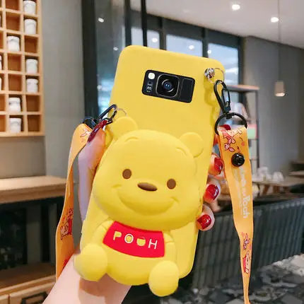WNX Кошелек на молнии с рисунком, чехол для телефона samsung Galaxy Note 8, 9, 10 Pro, S7 Edge, S8, S9 plus, S10, 5G, S10E, милый мягкий силиконовый чехол - Цвет: WNX