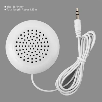 

Mini 3.5mm Jack Wired Pillow Speaker for MP3 MP4 CD Player Phone Radio SP99