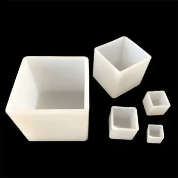 

5pcs/set Resin Casting Molds Square Resin Mold Cube Silicone Molds for DIY Craft Making Silicone Clear Casting Molds, 5 Sizes