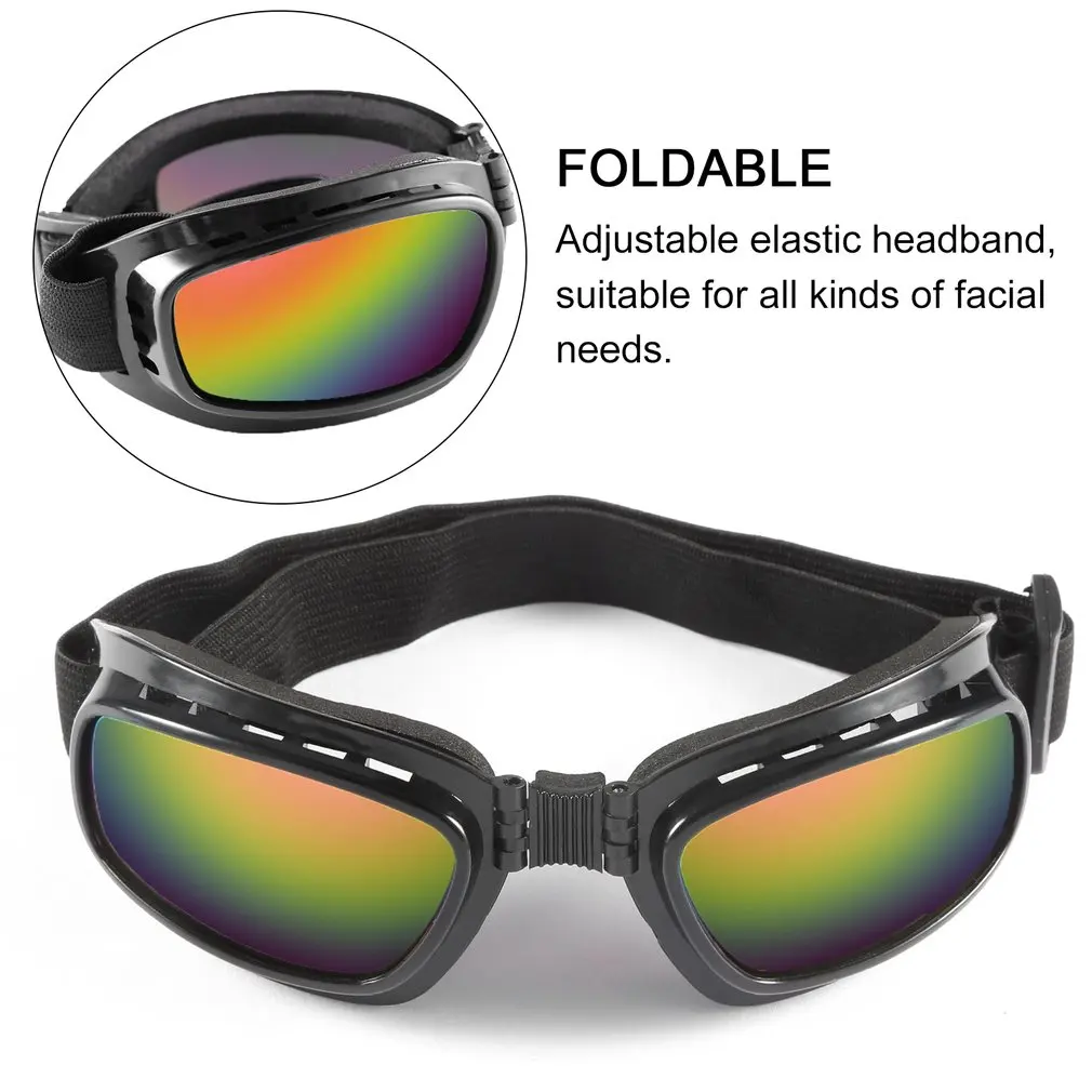 Motorcycle Glasses Anti Glare Motocross Sunglasses Sports Ski Goggles Windproof Dustproof UV Protection