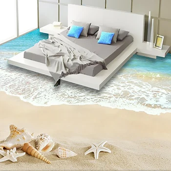 

[Self-Adhesive] 3D Beach 330 Floor Wallpaper Mural Wall Print Decal Wall Murals