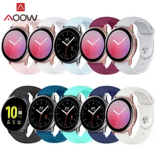 20 мм 22 мм силиконовый ремешок для samsung Galaxy Active 2 40 мм 44 мм gear S2 S3 ремешок для браслета для Galaxy Watch 42 мм 46 мм