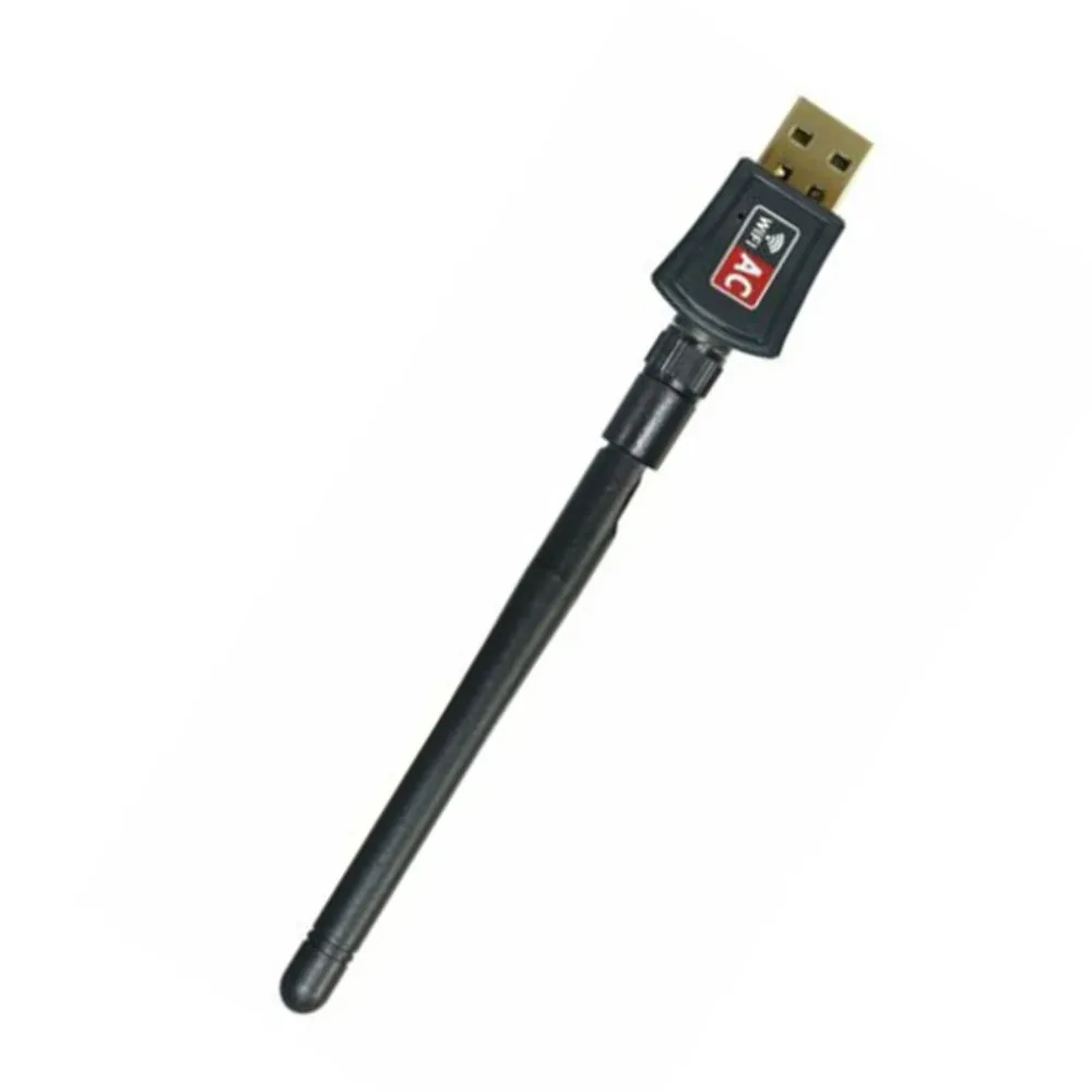 600 Мбит/с двухдиапазонный 2,4/5 ГГц беспроводной Usb Wifi сетевой адаптер с антенной ключ 802.11Ac двойной режим с линейной сетевой картой
