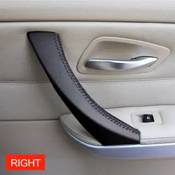 

Auto Leather Right Door Panel Handle Handle Cover Inner Pull Trim Cover For BMW 3 Series E90 E91 E93 2005-12 Car Interior Parts