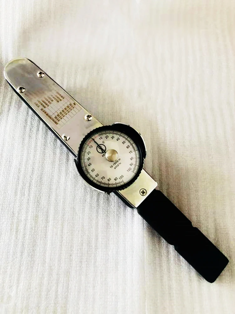 다이얼 토크 렌치 고정밀 포인터, 매개 변수 테이블 포함, 디젤 인젝터 수리 도구, 1/2 인치 드라이브, 10-100Nm