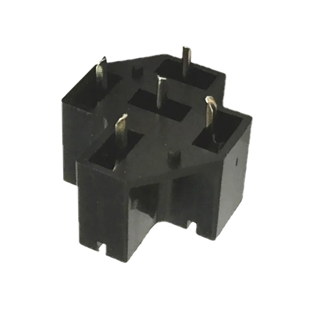 1  40A 5Pin SPDT PCB Board Mount Relay Socket Connector With Terminals