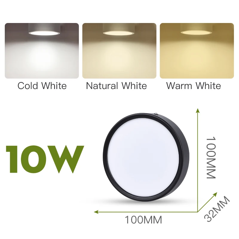 LED Downlight 5/10/15W Led Spot 220V Spotlight Ceiling Surface Mounted Down Light Lamp For Home Kitchen Shop Indoor Lighting ceiling light fixture Downlights